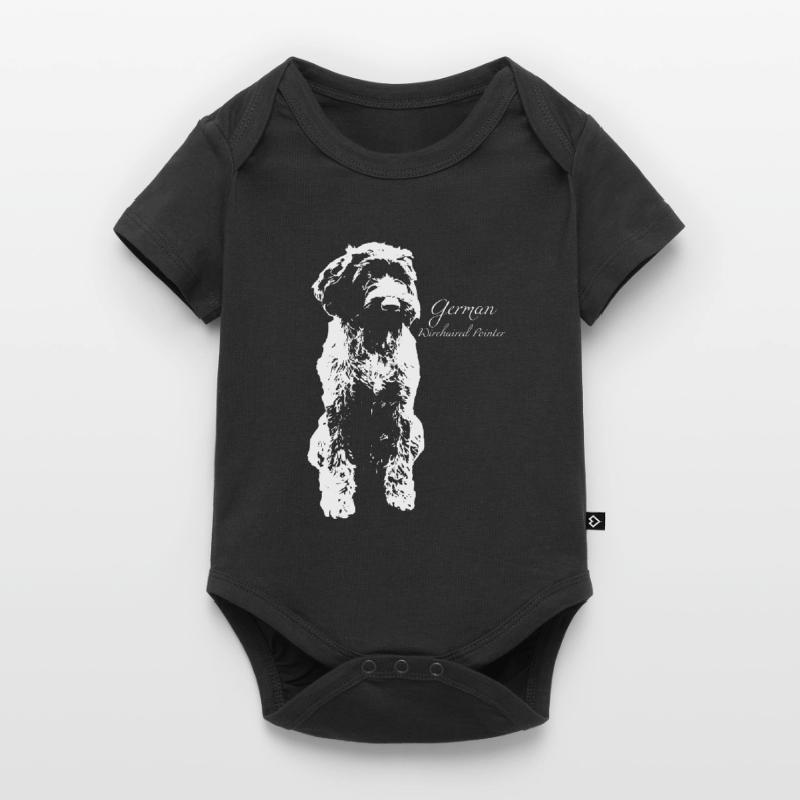 German Wirehaired Pointer Baby Premium Kurzarmbody
