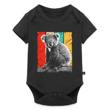 Koala - Body à manches courtes Premium Bébé - noir - Devant