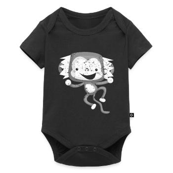 sweet fancy capuchin monkey gift - Baby Premium short-sleeve bodysuit - black - Front
