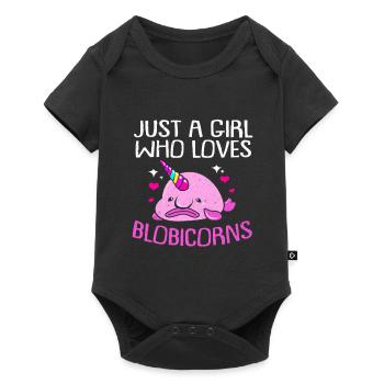 Blobfish - Baby Premium short-sleeve bodysuit - black - Front