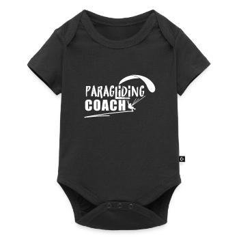 Paragliding Paragliders Paragliders - Baby Premium short-sleeve bodysuit - black - Front