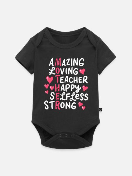 Lehrer - Baby Premium Kurzarmbody - Schwarz