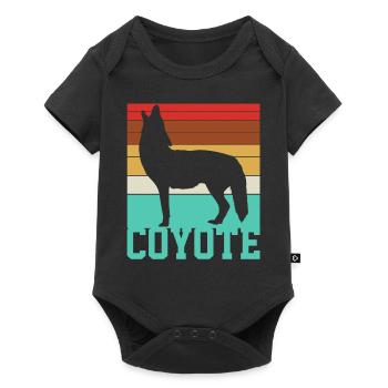 Coyote Coyote Coyote - Body à manches courtes Premium Bébé - noir - Devant