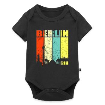 Berlin - Body à manches courtes Premium Bébé - noir - Devant