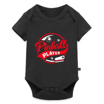 Pinball Pinball Pinball Machine Pinball Lever Game - Baby Premium short-sleeve bodysuit - black - Front