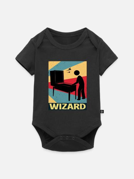 Flipper - Baby Premium Kurzarmbody - Schwarz