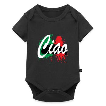 Italy Rome Europe - Baby Premium short-sleeve bodysuit - black - Front