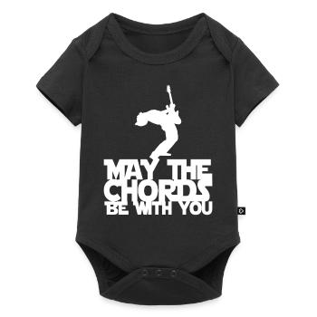 guitarist - Baby Premium short-sleeve bodysuit - black - Front