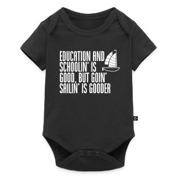 Sailing Captain - Baby Premium short-sleeve bodysuit - black - Front