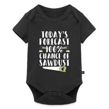 Funny carpenter joiner forestry shirt - Baby Premium short-sleeve bodysuit - black - Front