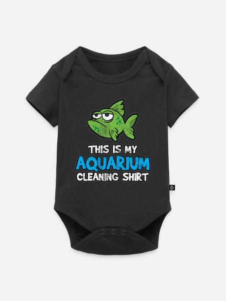 Aquarium - Baby Premium Kurzarmbody - Schwarz