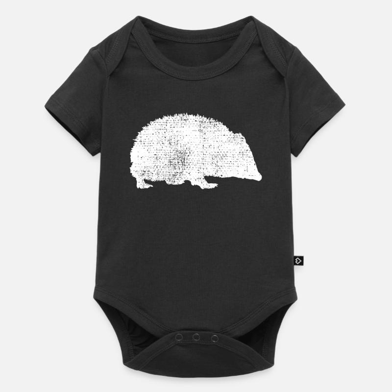 Igel Igel Igel - Baby Premium Kurzarmbody - Schwarz
