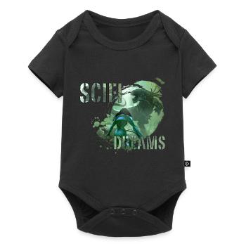 Sci-Fi Dreams - Baby Premium Kurzarmbody - Schwarz - Vorne