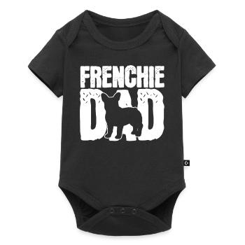 French bulldog - Baby Premium short-sleeve bodysuit - black - Front