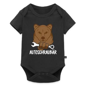 Mechaniker - Baby Premium Kurzarmbody - Schwarz - Vorne