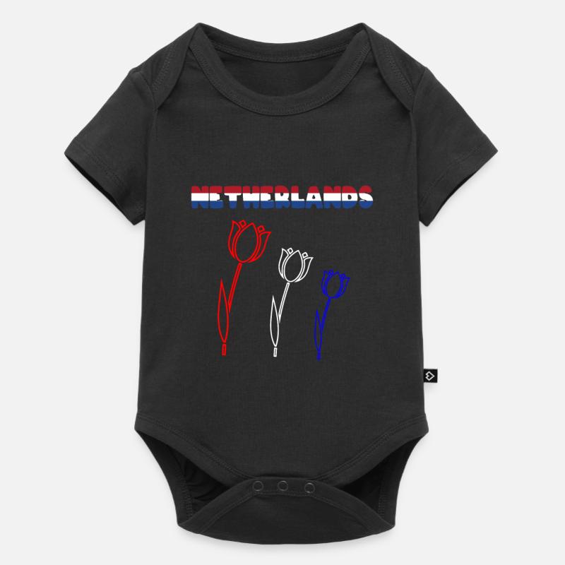 Pays-Bas - Body à manches courtes Premium Bébé - noir