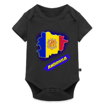 Andorre-la-Vieille, principauté naine, Europe - Body à manches courtes Premium Bébé - noir - Devant