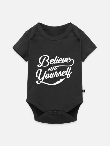 Motivation - Baby Premium Kurzarmbody - Schwarz