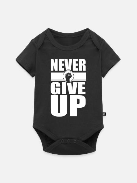 Motivation - Baby Premium Kurzarmbody - Schwarz