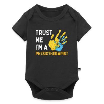 Physiotherapy Trust - Baby Premium short-sleeve bodysuit - black - Front
