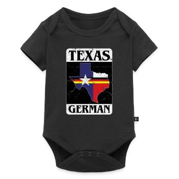 Texas German Cool Proud Gift Idea German - Baby Premium short-sleeve bodysuit - black - Front