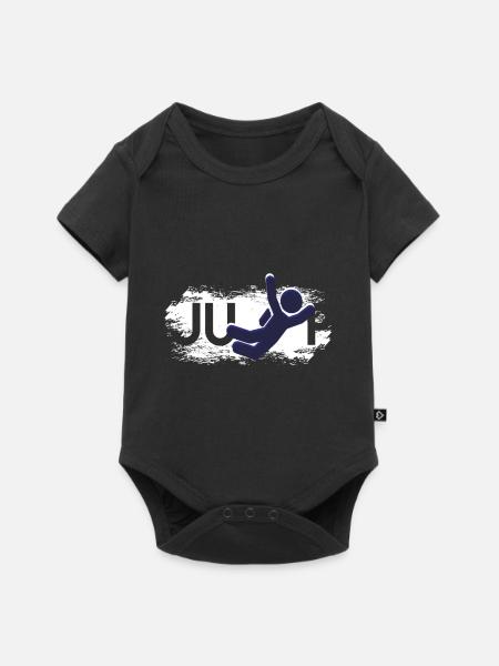 Base Jumping Fallschirm Springen Geschenk - Baby Premium Kurzarmbody - Schwarz