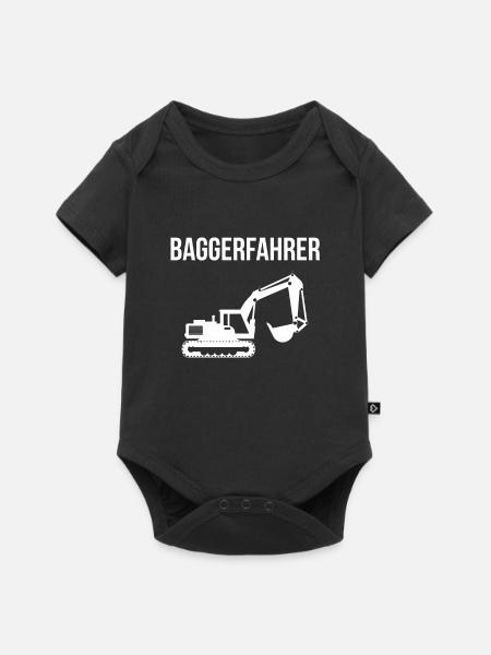 Baggerfahrer Bagger fahren Beruf - Baby Premium Kurzarmbody - Schwarz