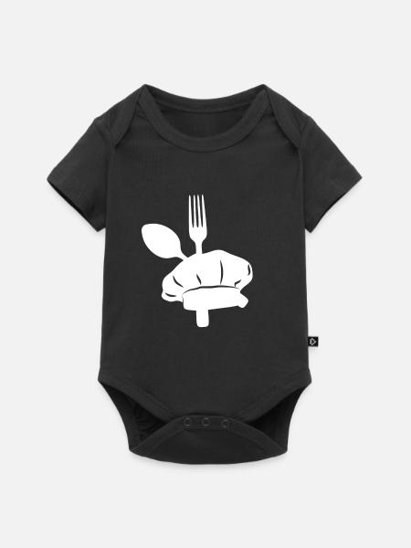 Kochen Ausrüstung - Baby Premium Kurzarmbody - Schwarz