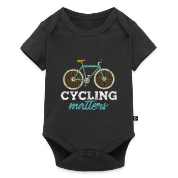 cyclisme - Body à manches courtes Premium Bébé - noir - Devant