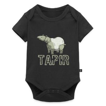 Tapir - Baby Premium short-sleeve bodysuit - black - Front