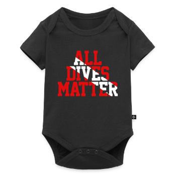 Diving Diving - Baby Premium short-sleeve bodysuit - black - Front