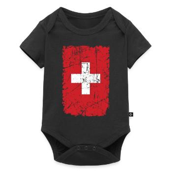 Switzerland - Baby Premium short-sleeve bodysuit - black - Front