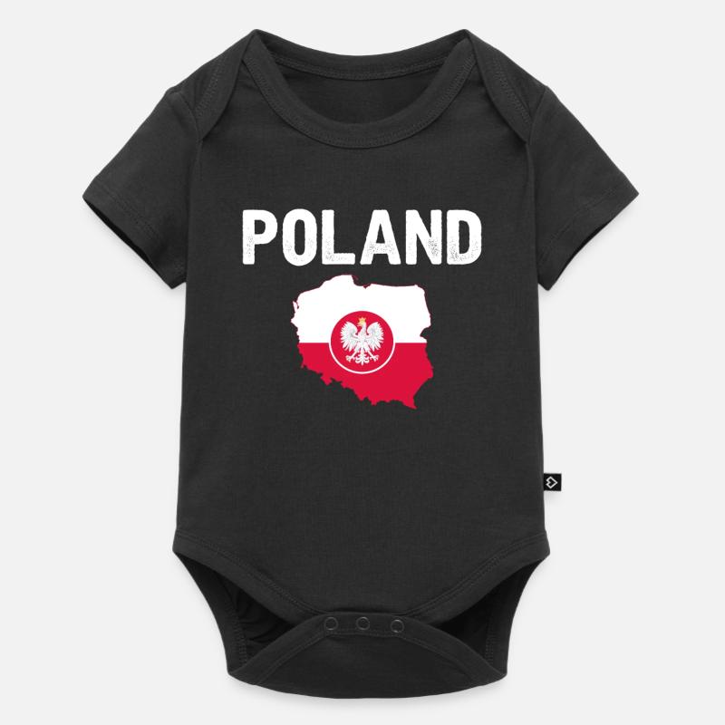 Pologne - Body à manches courtes Premium Bébé - noir