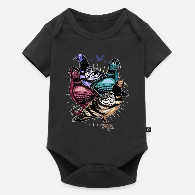 Pigeon - Body à manches courtes Premium Bébé - noir