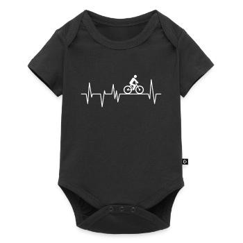 Radsport - Baby Premium Kurzarmbody - Schwarz - Vorne