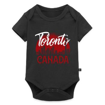 Canada Toronto - Baby Premium short-sleeve bodysuit - black - Front