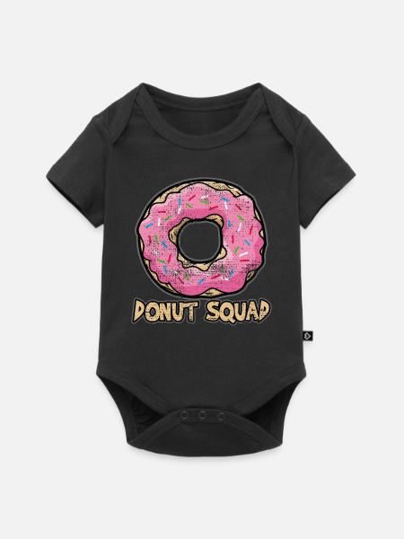 Donut Sprinkles - Baby Premium Kurzarmbody - Schwarz