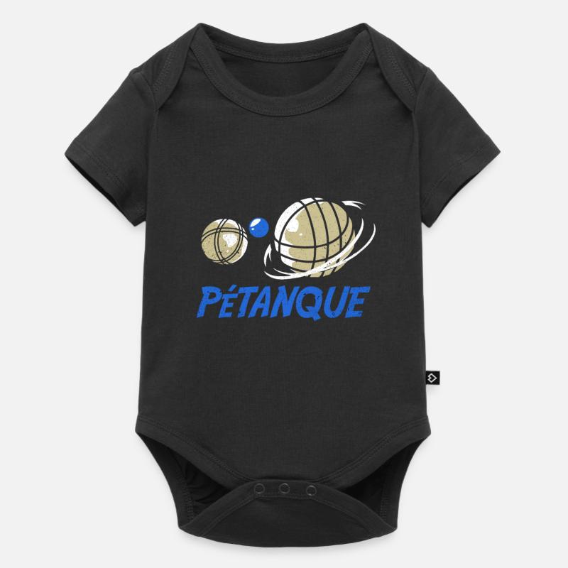 Pétanque - Body à manches courtes Premium Bébé - noir