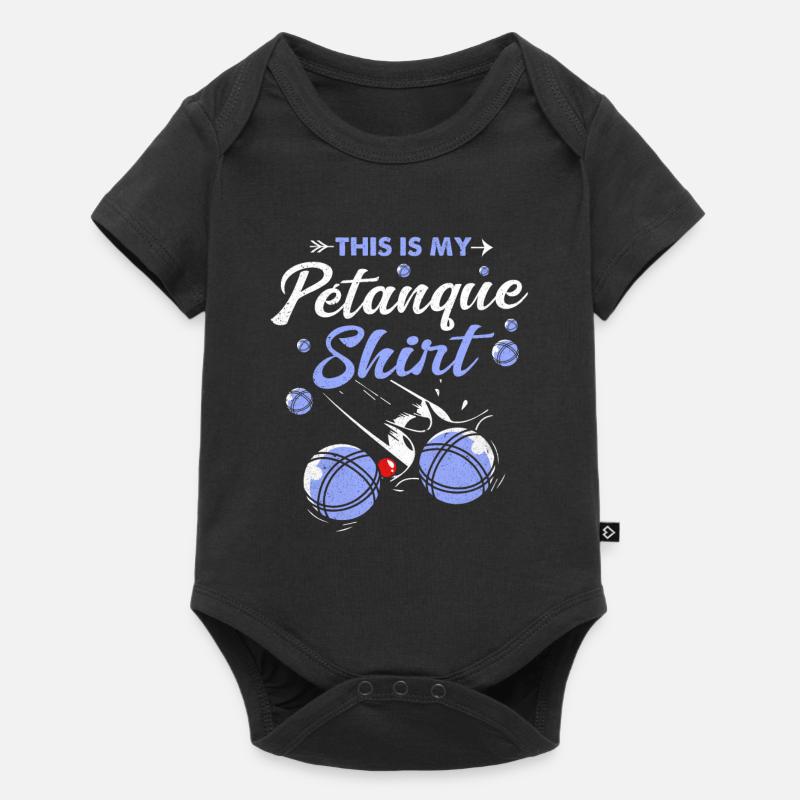 Pétanque - Body à manches courtes Premium Bébé - noir