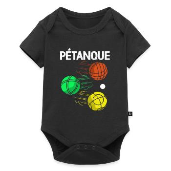 Pétanque Bocce Raffa Boule Sport Ball Petanque - Baby Premium short-sleeve bodysuit - black - Front