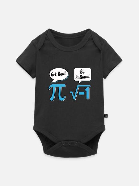 Mathematik Mathe Mathematiker Experiment geschenk - Baby Premium Kurzarmbody - Schwarz