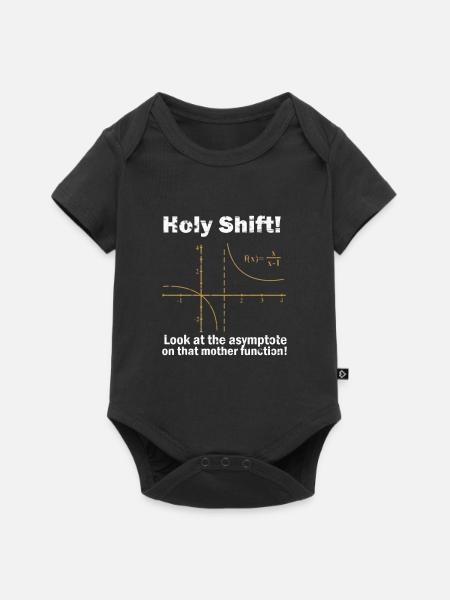 Mathematik Mathe Mathematiker Experiment geschenk - Baby Premium Kurzarmbody - Schwarz