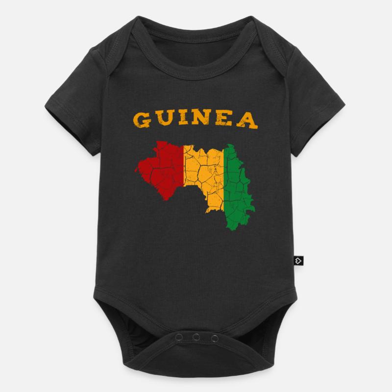 Guinée - Body à manches courtes Premium Bébé - noir