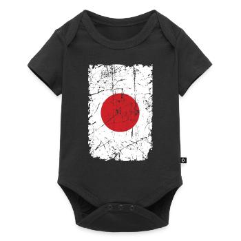 Japan - Baby Premium short-sleeve bodysuit - black - Front