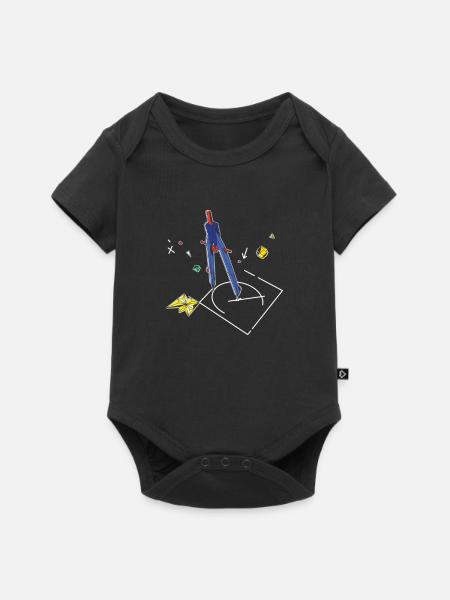 Struktur, die Gebäude-Architektur-Geschenk entwirft - Baby Premium Kurzarmbody - Schwarz