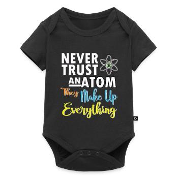 Science Physics Chemistry Biology Math - Baby Premium short-sleeve bodysuit - black - Front