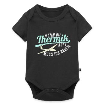 Glider glider glider gift - Baby Premium short-sleeve bodysuit - black - Front