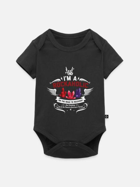 Mineral Sammler - Baby Premium Kurzarmbody - Schwarz