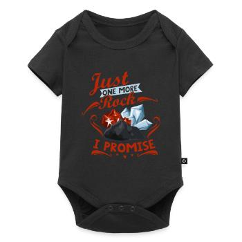 Only one more mineral - Baby Premium short-sleeve bodysuit - black - Front