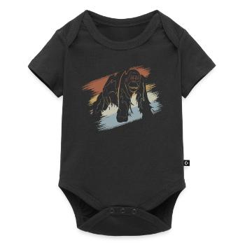 Orangutan - Baby Premium short-sleeve bodysuit - black - Front